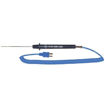 Digi-Sense Type-T, Small-Diam Stndrd Probe, Mini-Co 08505-57